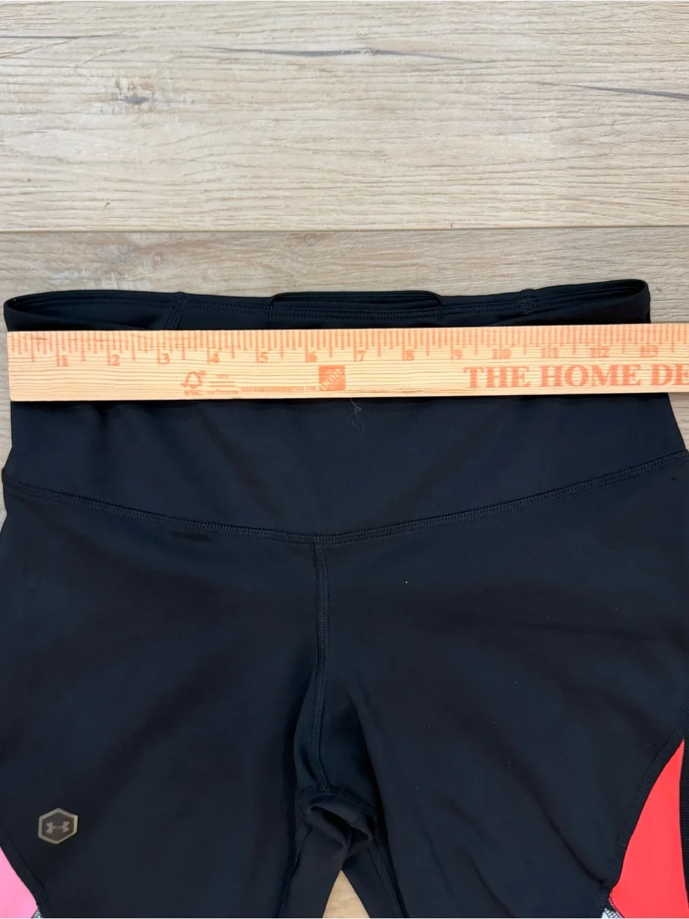 Under Armour Rush Celliant Infrared Leggings Medium Colorblock Print - Excellent
